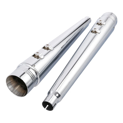 Motorcycle 4" Slip-on Mufflers Exhaust Pipes For Harley Touring Electra Street Glide 1995-2016