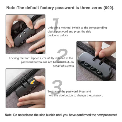 Pasta Organizadora de Documentos de 3 Camadas Maleta Suporte para Pasta Masculino Feminino Bolsa Carteira Passaporte Cofre Doméstico Estojo Funcional para Armazenamento de Arquivos