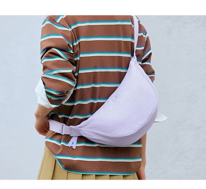 Semir Crossbody Bag Women 2025 New Chest Bag Macaron Color Dumpling Bag  Minimalist Waist Pack Shoulder Purse