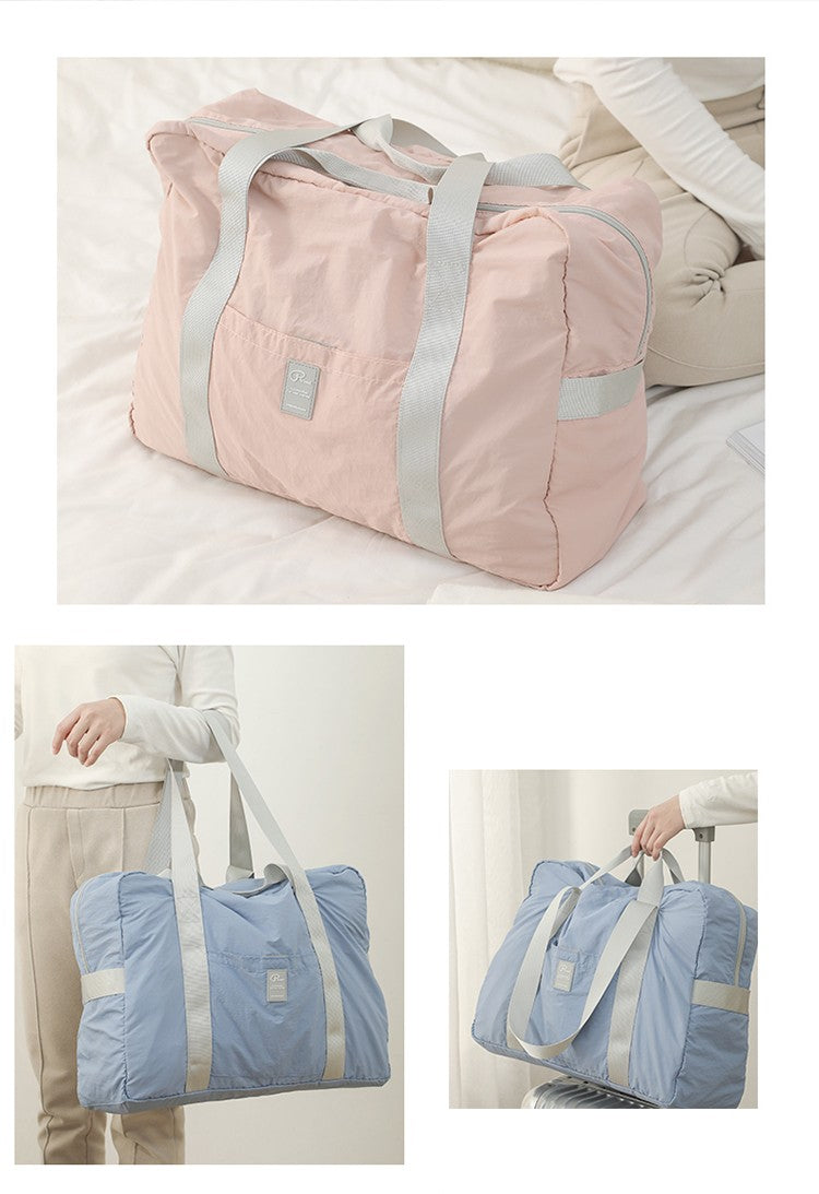 Waterproof Foldable Travel Duffle Bag Large Capacity Carry On Tote Luggage Storage Bag with Multiple Pockets