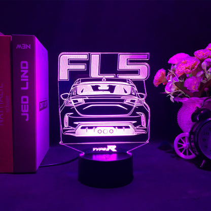 Sports Car 3d Illusion Lamp for Kids Bedroom Decor Nightlight Touch Sensor Atmosphere Birthday Gift Supercar Led Night Light