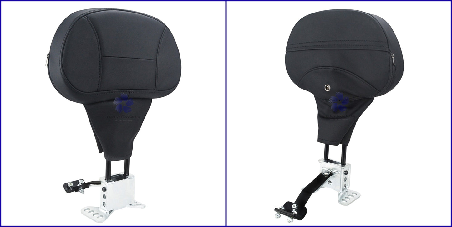 Encosto do Banco Dianteiro do Piloto de Motocicleta Ajustável para Harley Davidson Touring Road King Street Electra Glide 2009-2025