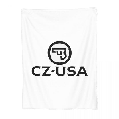 Ceska Zbrojovka CZ Blankets Flannel Sofa Throw Blanket Portable for Couch Bedding Outdoor Throws Bedspread Quilt