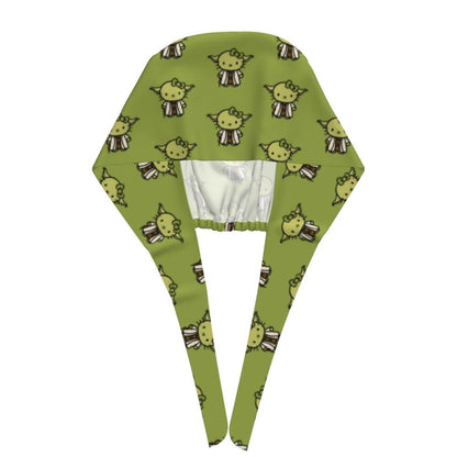 Custom Hello Kitty Medical Staff Scrubs Hat Women Men Cartoon Chara For Chef Hat Scrub Caps