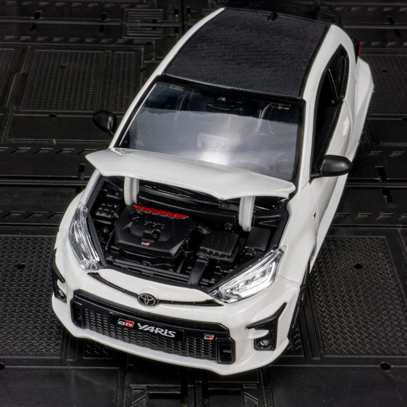 Maisto 1/24 GR Toyota Yaris Carro de Liga Leve Modelo Diecast Veículos de Metal Modelo de Carro Alta Simulação Escala em Miniatura Brinquedo Infantil de Presente