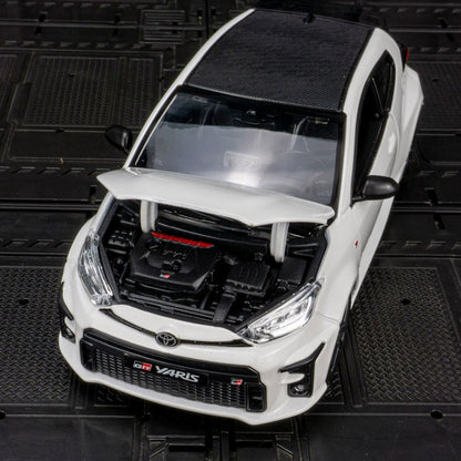Maisto 1/24 GR Toyota Yaris Carro de Liga Leve Modelo Diecast Veículos de Metal Modelo de Carro Alta Simulação Escala em Miniatura Brinquedo Infantil de Presente