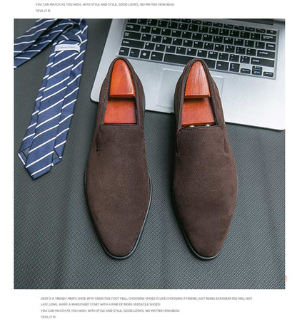 New In Red Bottom Shoes for Men Loafers Flock Solid Slip-On Party Men Dress Shoes Size 38-48 Free Shipping Men Shoes