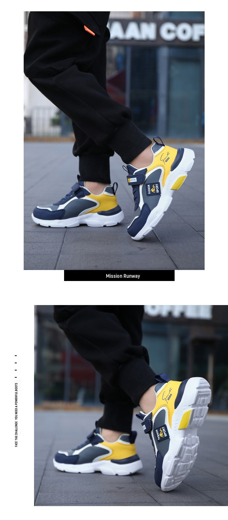 New Children's Leather Casual Shoes For Boy Girls Sneakers Breathable Kids School Walking Non-slip Sport Running Shoes Outdoor