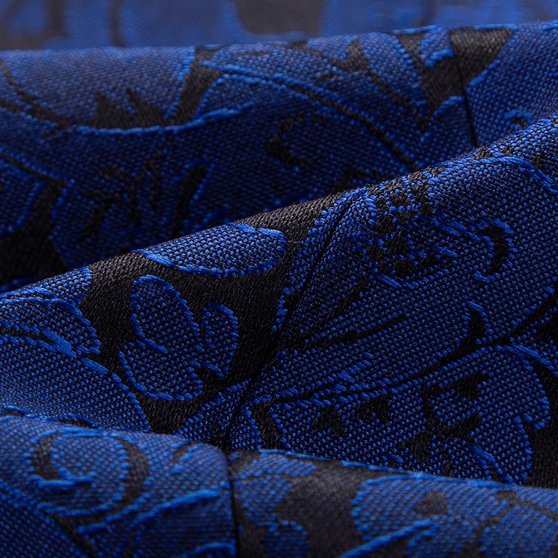 Calça Social Masculina Azul, Calça de Tecido Jacquard, Calça de Terno para Festa de Casamento, Tamanhos Asiáticos M-5GG 6GG, Pantalones Hombre