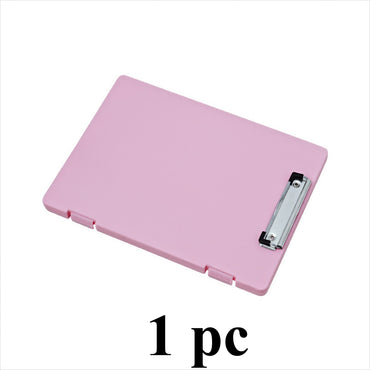 1 Color Folder Storage Box, Hard Shell Design, Office Desktop Management Tool, Multi Size Compatible File Classification