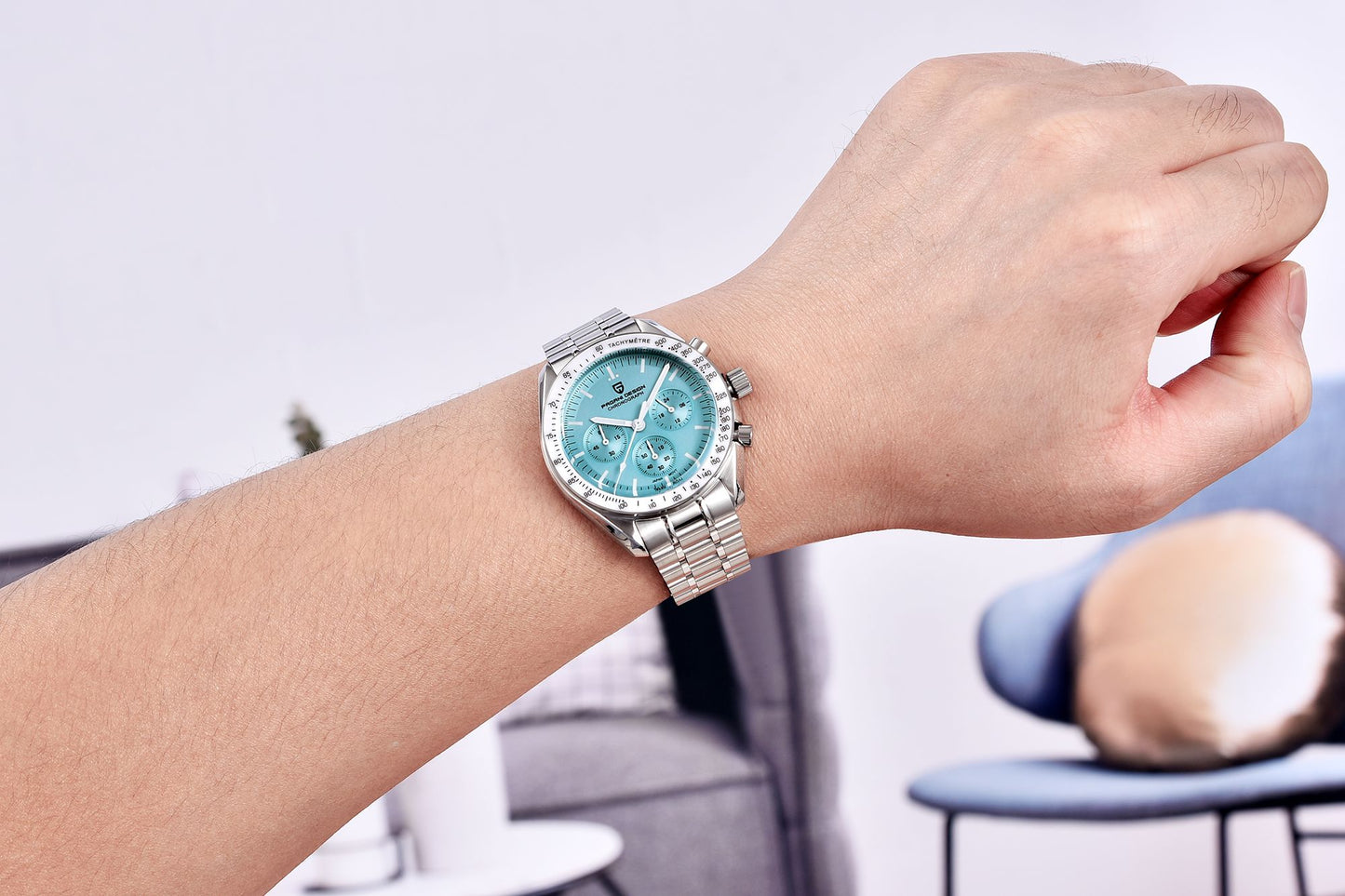 PAGANI DESIGN 2025 New Men's Watches Top Luxury Quartz Watch For Men Auto Date Speed Chronograph AR Sapphire Mirror Wrist watch