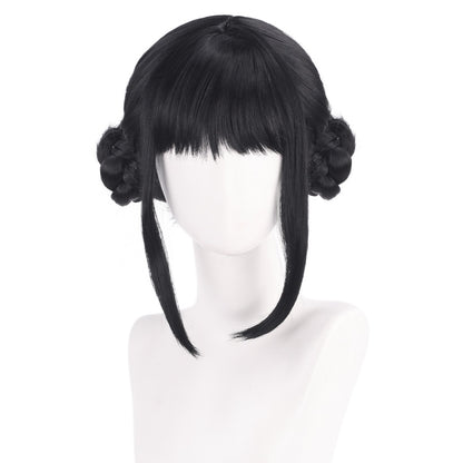 Peruca Cosplay Kpo-p Mir-a Rum-i Zo-e Demon Hunters Cabelo Longo Roxo Preto Vermelho Perucas Sintéticas Resistentes ao Calor Adereços de Carnaval