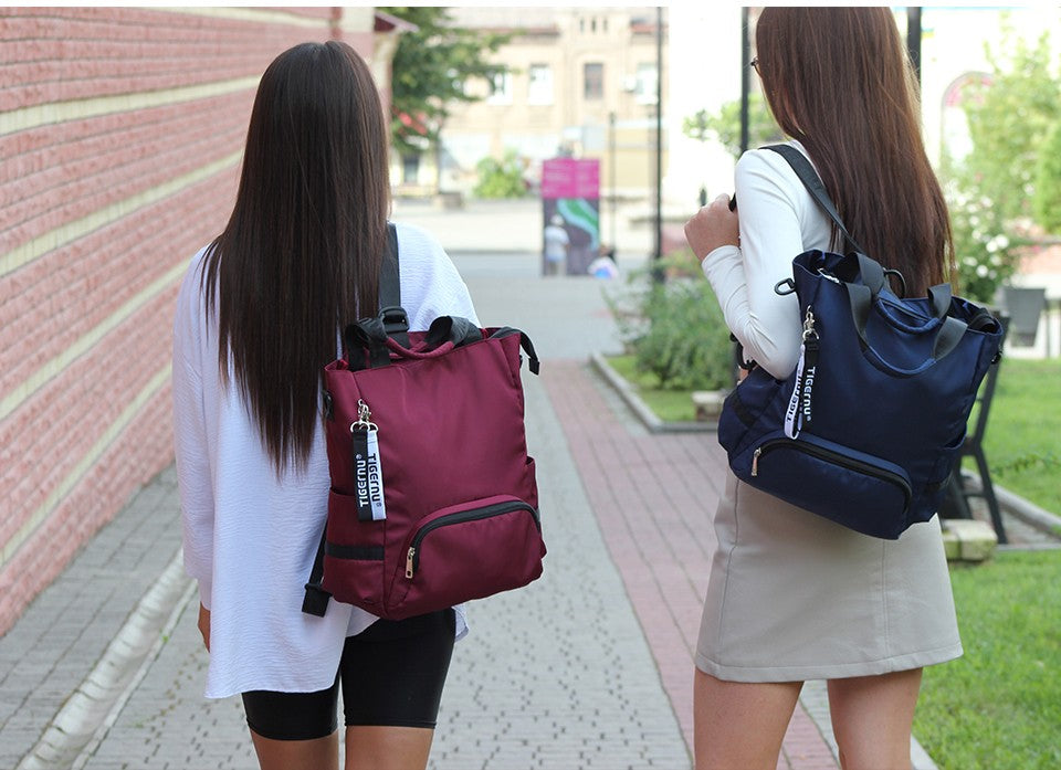 Tigernu Fashion 3 In1 Women Backpack Bag Leisure Tote Bag Shoulder Bag Light Weight College High School Bag Girls Handbag Female