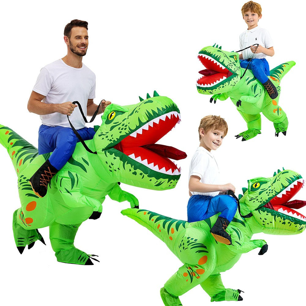 Children/Adults Dinosaur Inflatable Clothing Anime Riding Role Playing Clothing Kindergarten Performance Party Festival Props