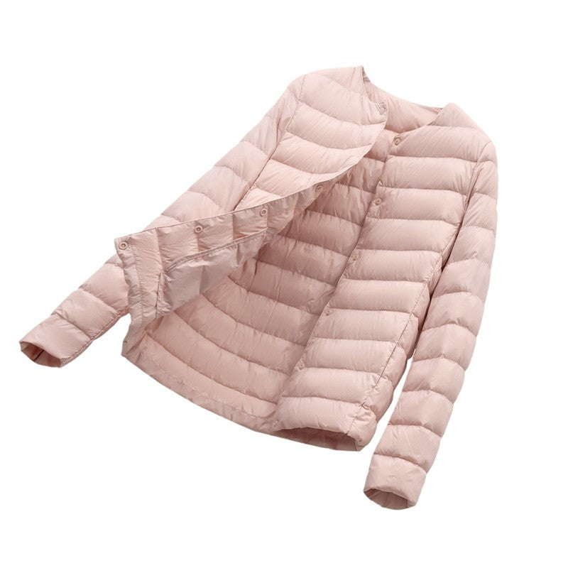 12 Colors Women Long Sleeves 90% White Duck Down Female Slim Warm Inner Ultra Lightweight Packable Ski Jacket Down Liner Jackets