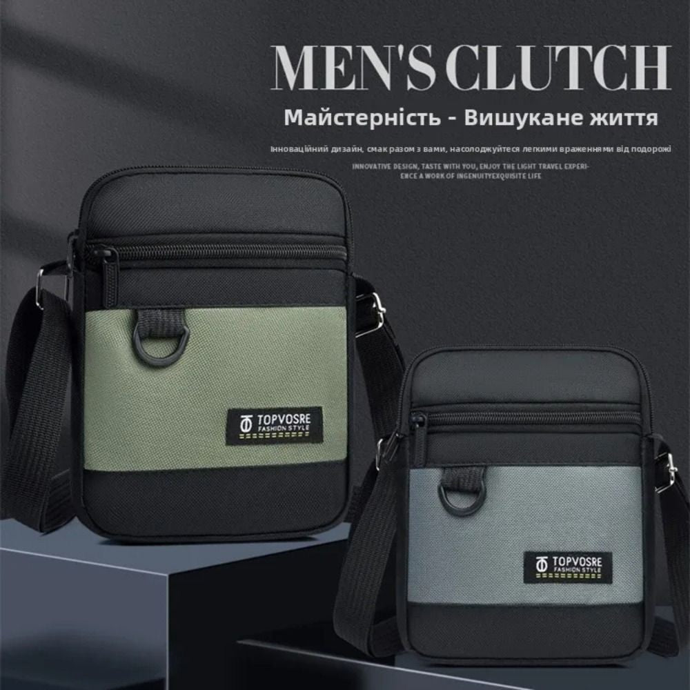 New Oxford Cloth Men Shoulder Bag Waterproof Large Capacity Crossbody Bag Comfortable Portable Messenger Bag Outdoor