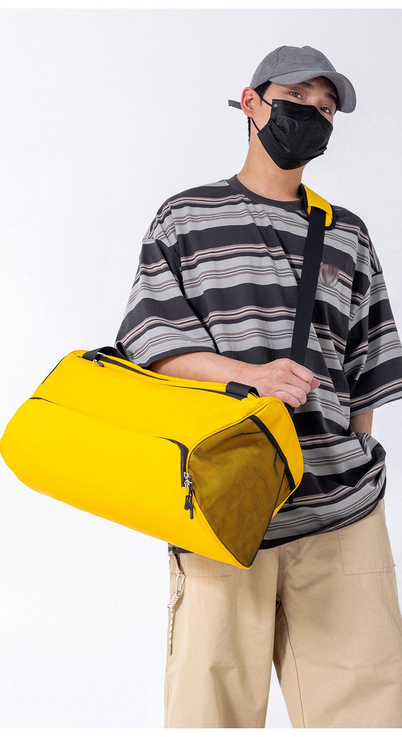 Travel Duffel Handbag Dry Wet Outdoor Business Trip Short Distance Shoulder Bag Large Fitness Gym Yoga Sports Luggage Tote Pack