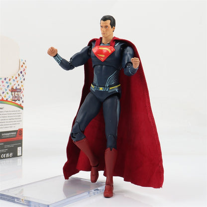 FondJoy DC Original 1/9 20CM Liga da Justiça Superman Batman Coringa Arlequina Mulher-Maravilha Victor Stone Aquaman Bonecos de Ação