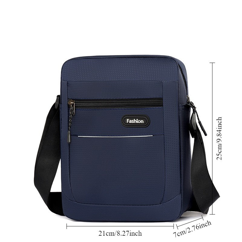 Versatile Oxford Crossbody Bag - Men's Business Casual Sling for Daily Commuting Essentials