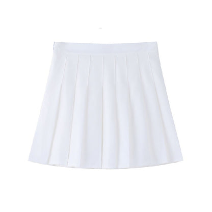 1pcs Spring Summer Womens Mini Skirts Girls Pleated Skirts Lady High Waist Cute Pink Skirt Student Short Skirt JK Uniform Skirts