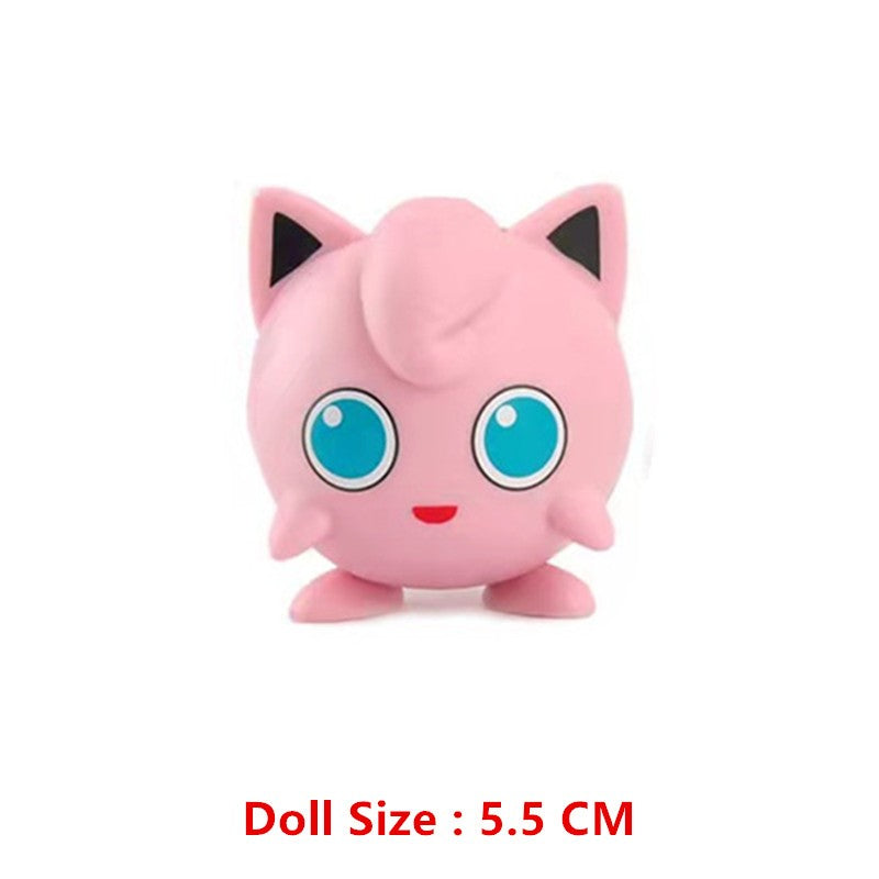 Pokémon 4-13cm Novos Desenhos Animados Filme Anime Figura Pikachu Mewtwo Charmander Blastoise Gurado Pet Ação Modelo Brinquedo Presentes