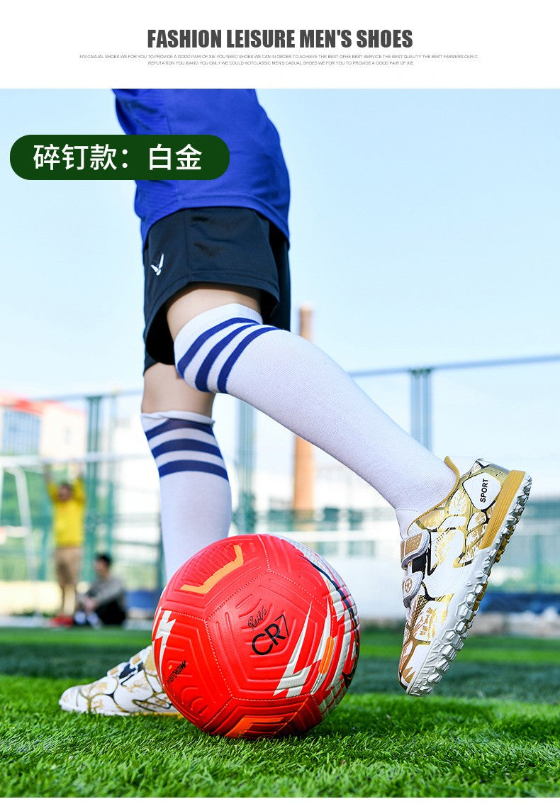New Kids Football Boots Non Slip Professional Fast Children Football Shoes Original Boys Soccer Shoes Indoor Match Ultralight