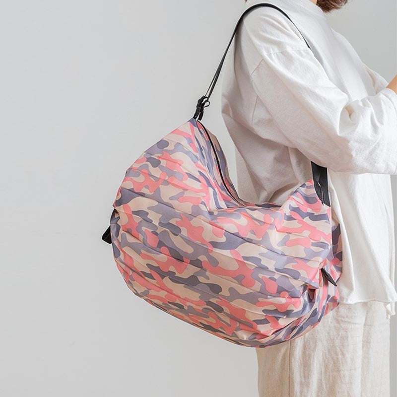 New Foldable Shopping Bag  Reusable Folding Bag Cloth Bags for Shopping Folding Shopper ZDGWD01