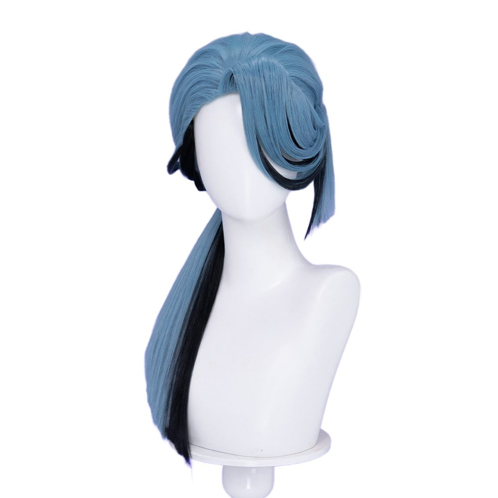 ?Ready for Ship?Idia Malleus Leona Vil Crowley Wig Game Cosplay DokiDoki Men 120cm Long Hair Fiber Idia Halloween  Free Wig Cap