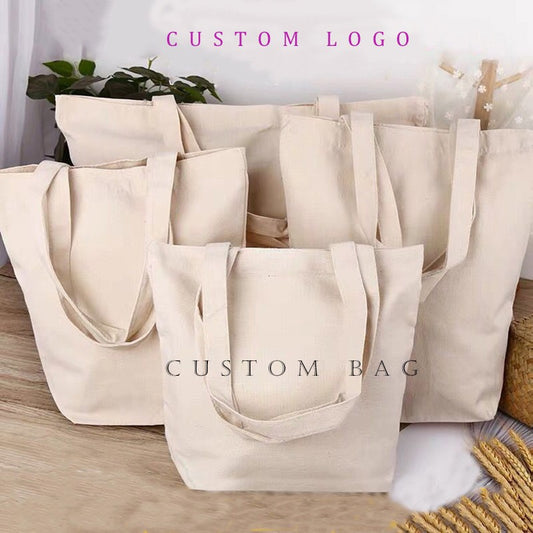 Wholesale 100pcs/Lot Eco Reusable Shopping Bags Cloth Fabric Grocery Packing  Fashion European Style Tote Handbag Customed Logo