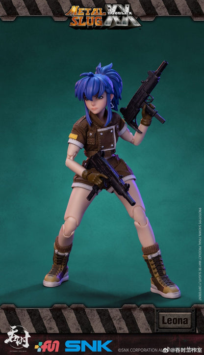 ?Original?TunShi Studio TS-012 Metal Slug XX? Leona Heidern 1/12 Action Figure Colecionáveis Modelos Brinquedos