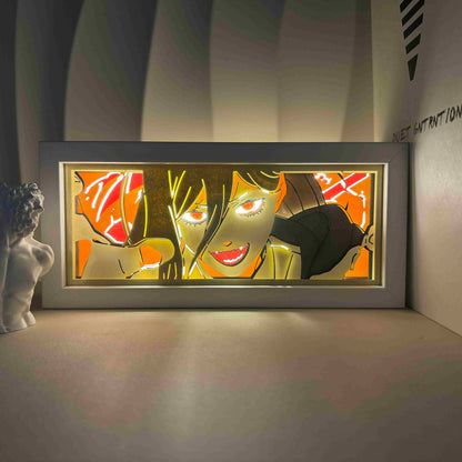 Anime Cartoon series paper-cut light room bedroom night light atmosphere light remote control colorful light box