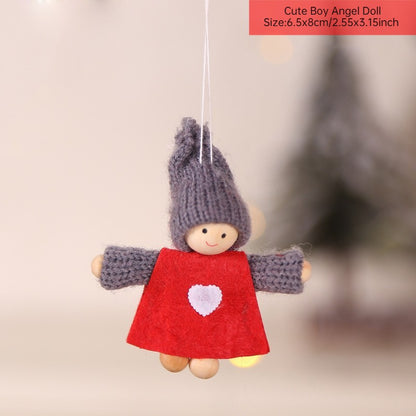 New Year 2024 Christmas Angel Dolls Xmas Tree Pendant Ornaments Navidad 2022 Christmas Decoration for Home Natal Gifts Noel Deco