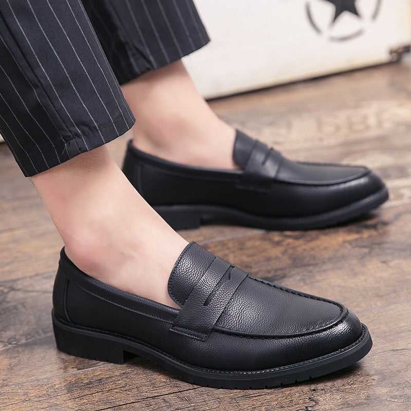 High Quality Casual Business Shoes Men Leather Loafers Classic Men's Dress Shoes Formal Office Leather Brogues Shoes Male