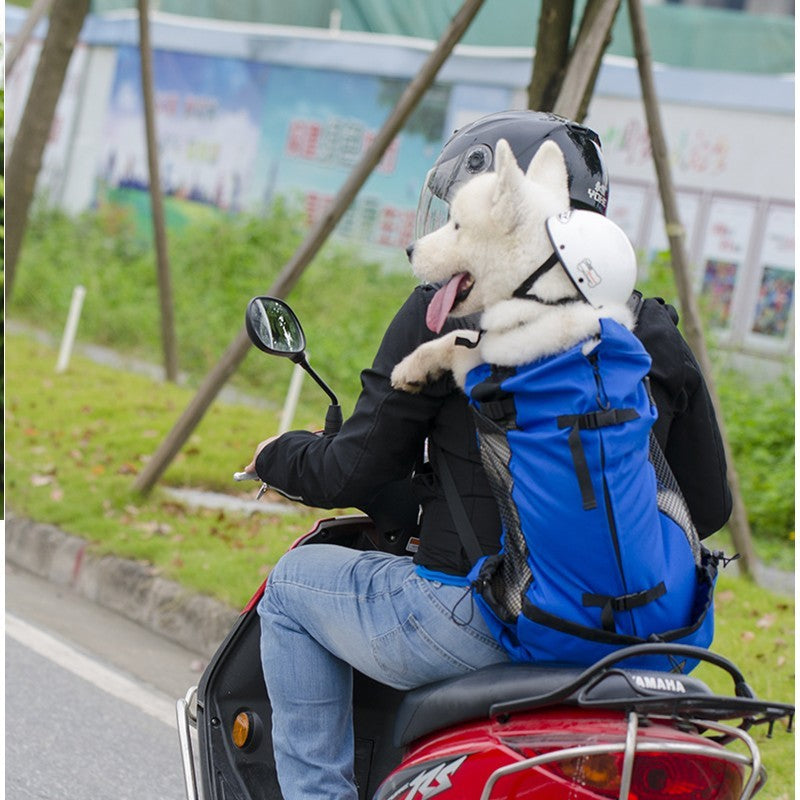 Mochila de Transporte para Cães de Estimação para Caminhada, Viagem, Ventilação Externa, Respirável, Bicicleta, Motocicleta, Esportes ao Ar Livre, Bolsa de Malha, Drop Shipping