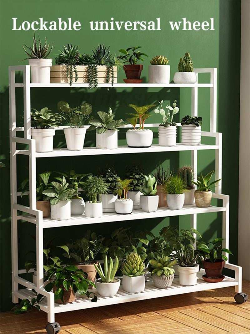 Plant Stand Flower Rack 3 Or 4 Tier Flower Pot Shelf Storage Organizer Display Rack For Indoor Garden Balcony Floor Stand