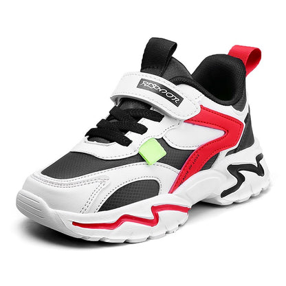 Four Seasons Sport Kids Sneakers Boys Casual Shoes For 5-16Years Children School Walking Non-slip Outdoor Running Shoes Leather