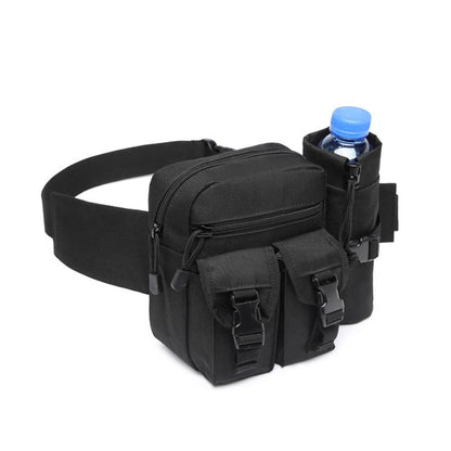 Outdoor Waist Bag Men Tactical Water Bottle Waterproof Bags Camouflage Hunting Hiking Climbing Bag Nylon Mobile Phone Belt Pack