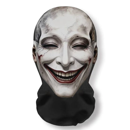 Realistic 3D Horror Skull Zombie Full Face Mask Breathable Mesh Headgear Cosplay Prop for Halloween Party Prank Carnival Costume