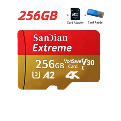 Cartões Micro Memória 128GB Cartão TF Original 1TB/2TB Cartão Flash de Alta Capacidade Classe 10 Cartão SD de Alta Velocidade para PC/celular/Câmera/Mac