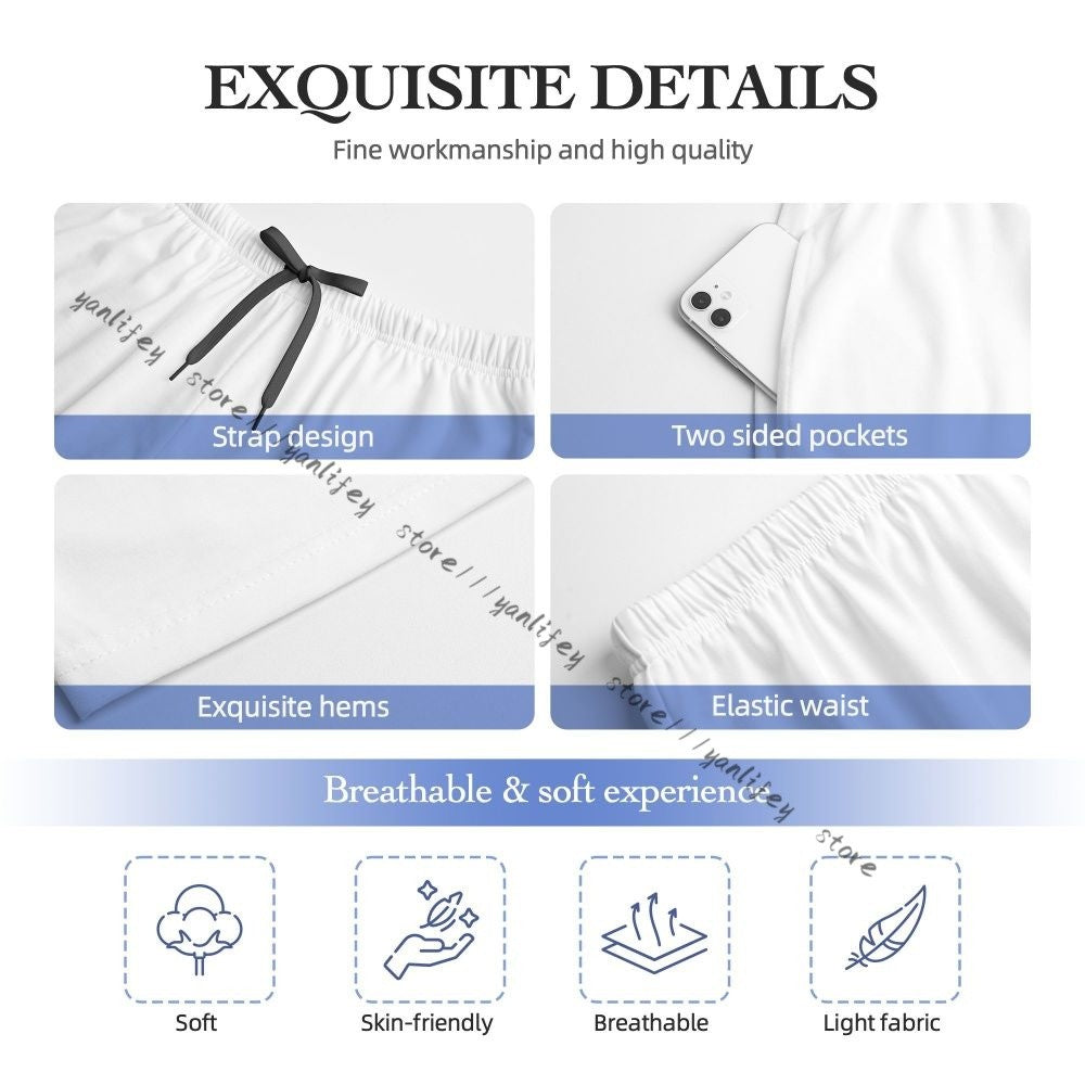 Men Sleep Bottoms Male Lounge Trousers Men's Airplanes And Clouds Pajama Pants