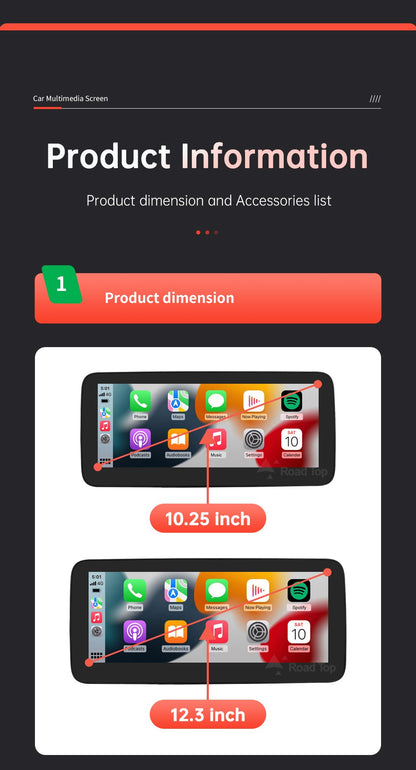 Tela multimídia Linux CarPlay sem fio Android Auto para Mercedes-Benz W205 W176 GLC A C Classe V W447 CLA GLA 2015-2018 NTG5.0
