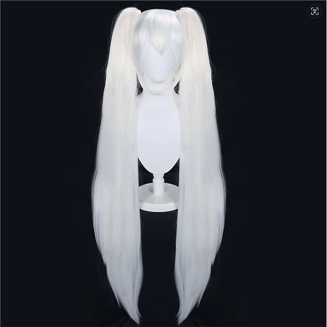 HAIRJOY Cabelo Sintético VOCALOID Sakura Hatsune Miku Longas Rabos de Cavalo Peruca Verde Cosplay