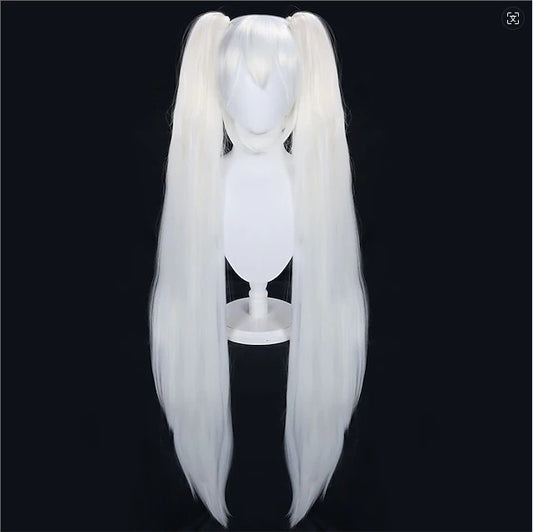 HAIRJOY Synthetic Hair  VOCALOID Sakura Hatsune Miku  Long Ponytails Green Cosplay Wig