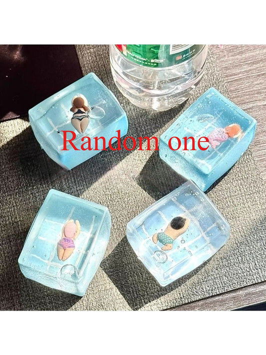 Pool Party, Squishy Toy, Creative Toy, Internet-famous, Bestseller, Malt Sugar Texture, Stress Relief Gadget, Party Favors