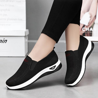 Women Casual Sports Shoes Breathable Lightweight Sneakers Anti-slip Flats Outdoor Running Walking Shoes Female Vulcanized Shoes