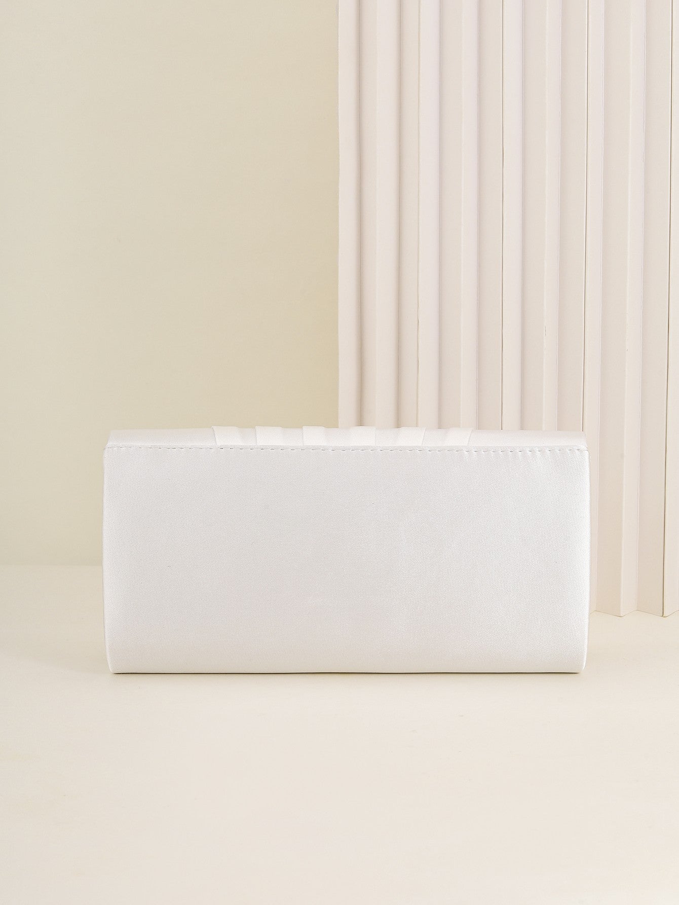 Ladies Dinner Bag Pleated Solid Color Clutch Party Dinner Wedding Light Luxury Envelope Evening Bag for Prom, Dinner/Banquet