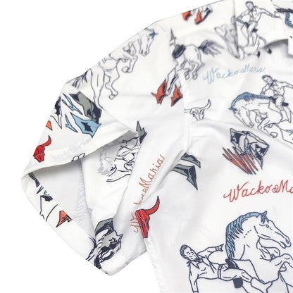 Latest Trend WACKO MARIA 25SS Vintage Denim Rope Crop Casual Hawaii Beach Holiday Mens Womens Casual Short Sleeve Shirt Tops