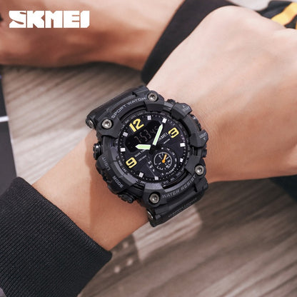 SKMEI 1637 Military Digital Watch for Men Camouflage Waterproof Wristwatch Mens Shockproof Sport Quartz Clock 1384 Montre Homme