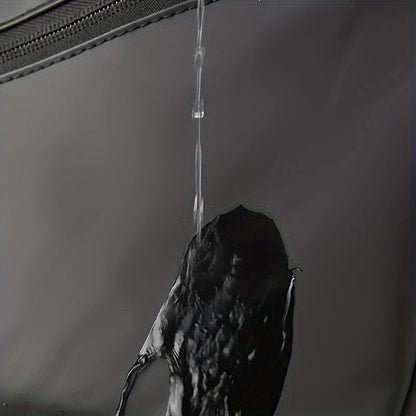 New anti-theft close gun bag triangle bag leisure leather film men's bag left and right crossbody leisure chest bag