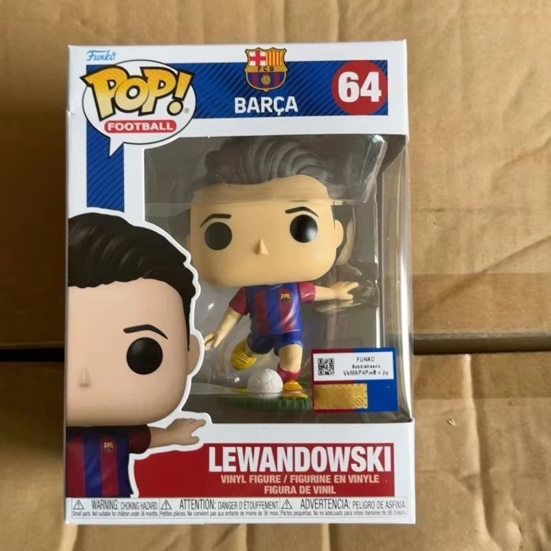 Funko Pop Series Official Genuine Action Doll Model  Ter Stegen Raphinha Gavi Pedri Xavi Q Version Vinyl Sculpture Dolls Gift